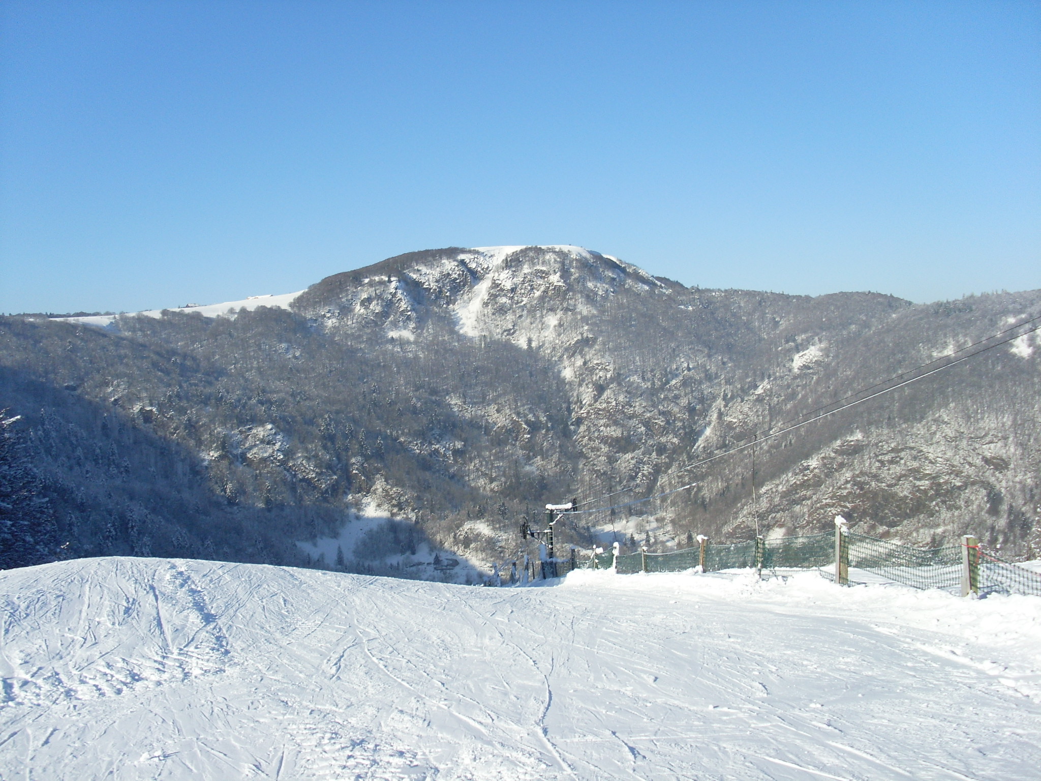 Le Grand Ballon sous la neige